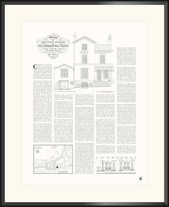 187 Camberwell Grove PRINT framed